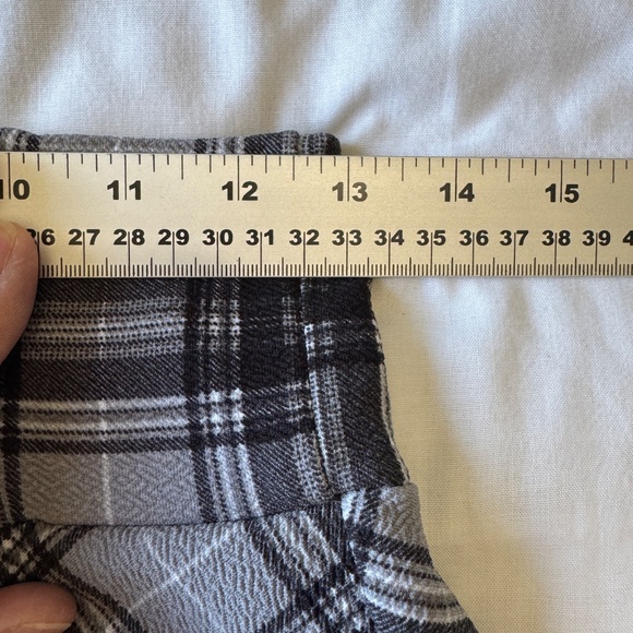 Midnight Hour Plaid Schoolgirl Lace-up Skirt Gray/Black Small Preppy Gothic - Picture 10 of 14